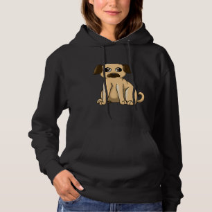Pug sitting Classic T-Shirt 451 Hoodie