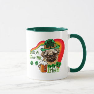 Pug St Patricks Mug