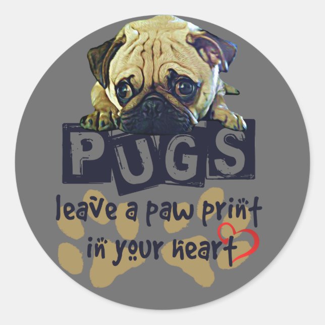 Pug Sticker (Front)
