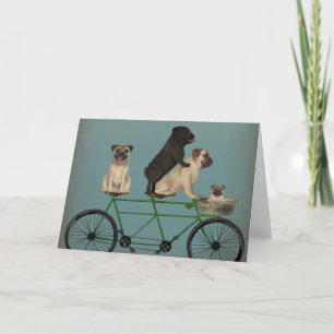 Pug Tandem Card