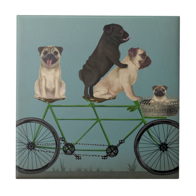 Pug Tandem Tile (Front)