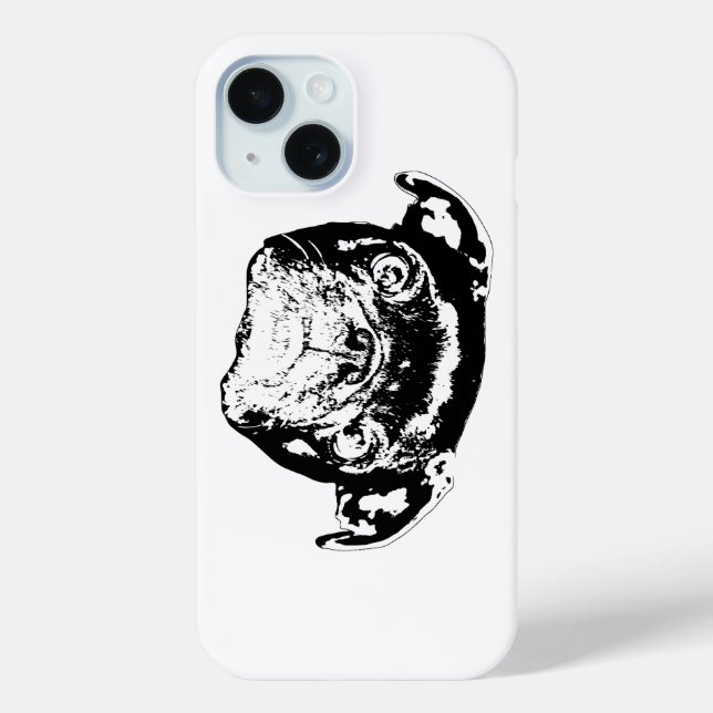 Pug  Tech Shell Case-Mate iPhone Case (Back)