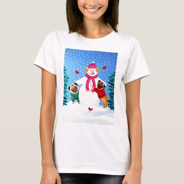 Pug Tee Shirt (Front)