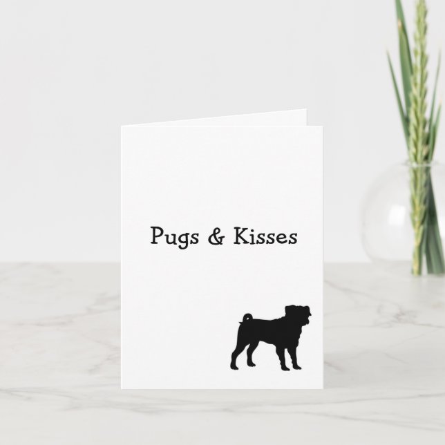 Pug Thank You Card (Front)