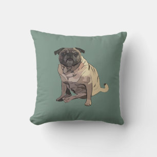 Pug Throw Pillow