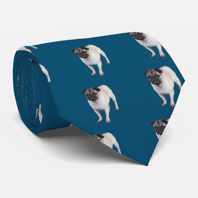Pug Tie (Rolled)
