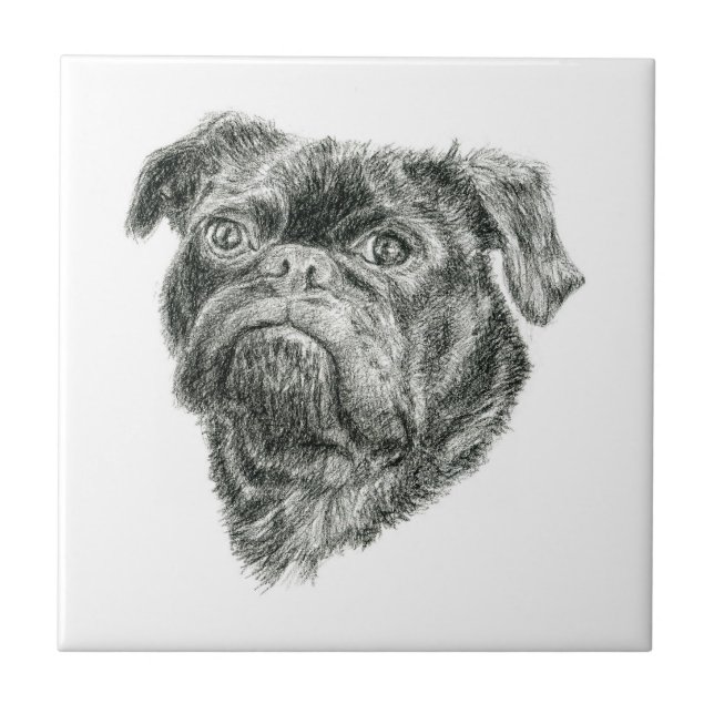 Pug Tile (Front)