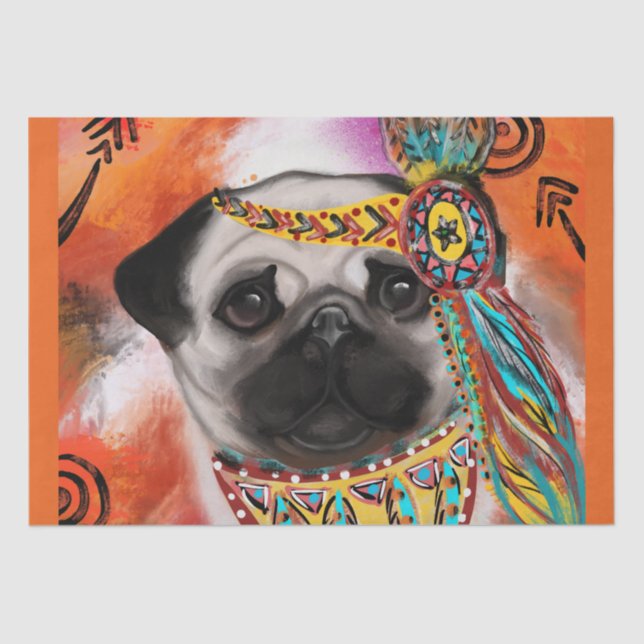  PUG TISSUE PAPER (Front)