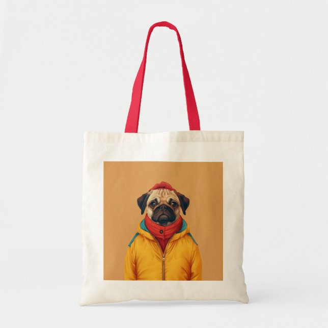 Pug Tote bag (Front)