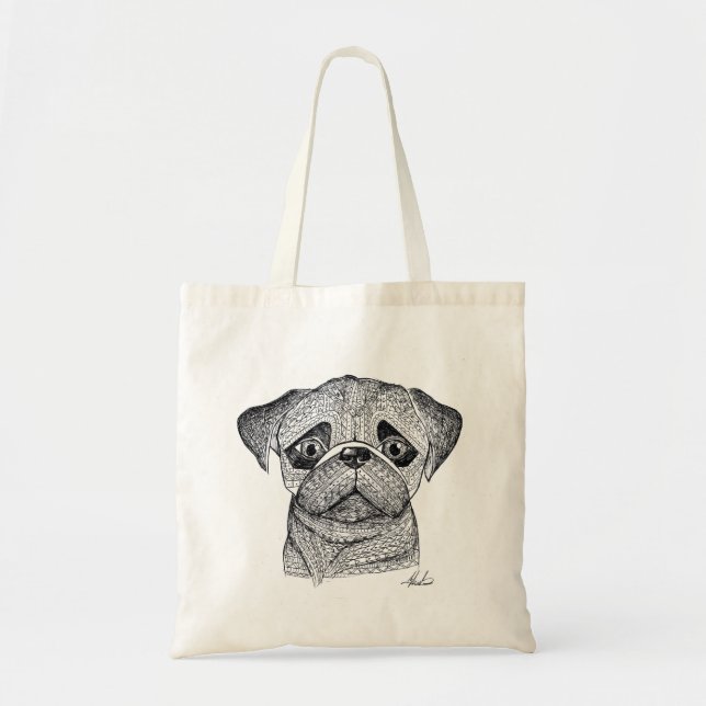 Pug tote bag (Front)