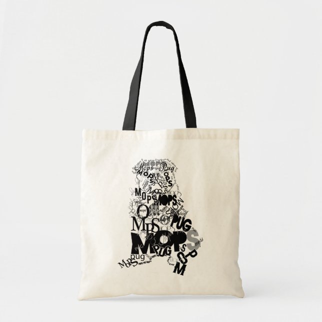 Pug Tote Bag (Front)