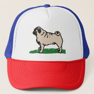 Pug Trucker Hat