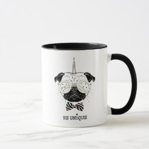 Pug Unicorn   Be Unique Mug