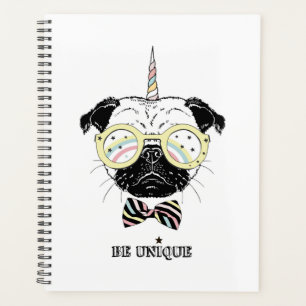 Pug Unicorn   Be Unique Planner