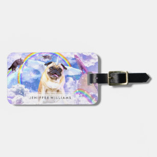 Pug unicorn - Cute pugicorn                        Luggage Tag