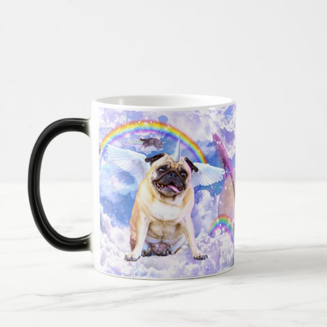 Pug unicorn - Cute pugicorn                        Magic Mug (Left)