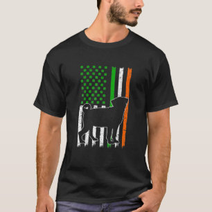 Pug USA Flag Shamrock Irish St Patricks Day Pug Do T-Shirt