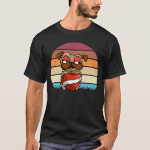 Pug Valentine's Day For Dog Men Women T-Shirt