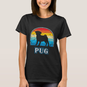 Pug Vintage Design Dog Classic T-Shirt 492