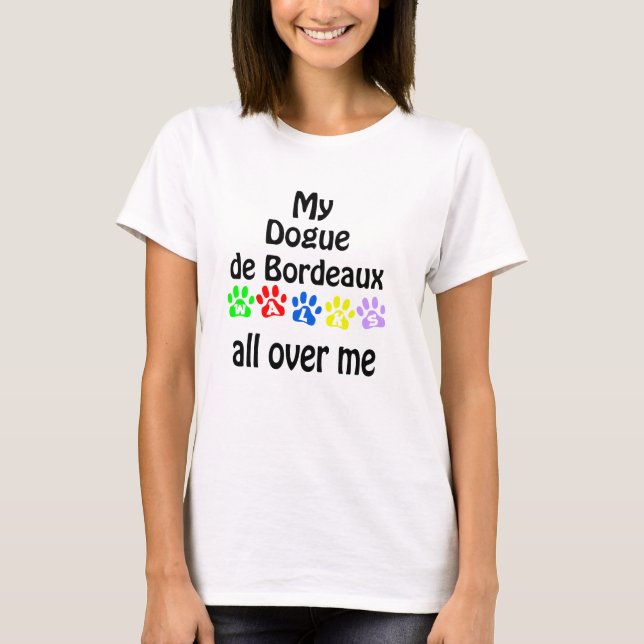Pug Walks Design T-Shirt (Front)