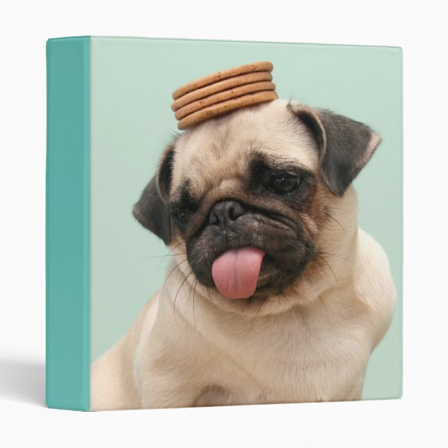 Pug Wants Treats Binder (Front/Spine)