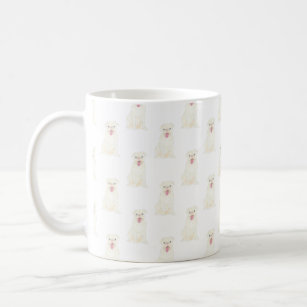 Pug (White) Coffee Mug