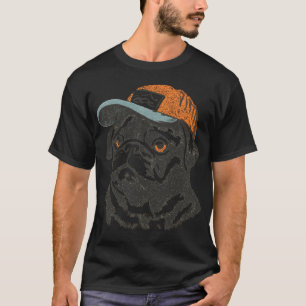 Pug with a trucker hat T-Shirt