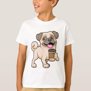 Pug with Coffee to go T-Shirt