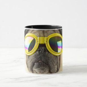 Pug with Goggles Mug