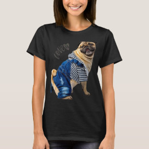 Pug Women Men Pug Mom Dad Life Love Dog Pet 12 T-Shirt