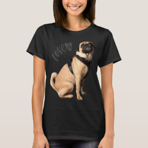 Pug  Women Men Pug Mom Dad Life Love Dog Pet 1 T-Shirt