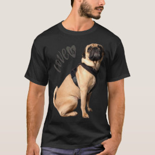 Pug Women Men Pug Mom Dad Life Love Dog Pet 1 T-Shirt