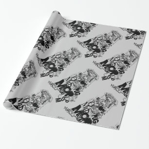 Pug wrapping paper