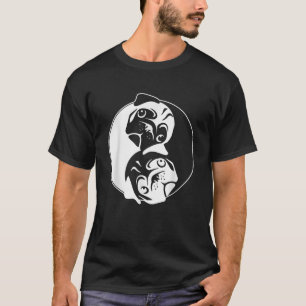 Pug Yin Yang Pugs Owner Dog Breed Animal Lover Pet T-Shirt