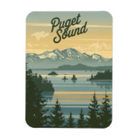 Puget Sound Washington Vintage 