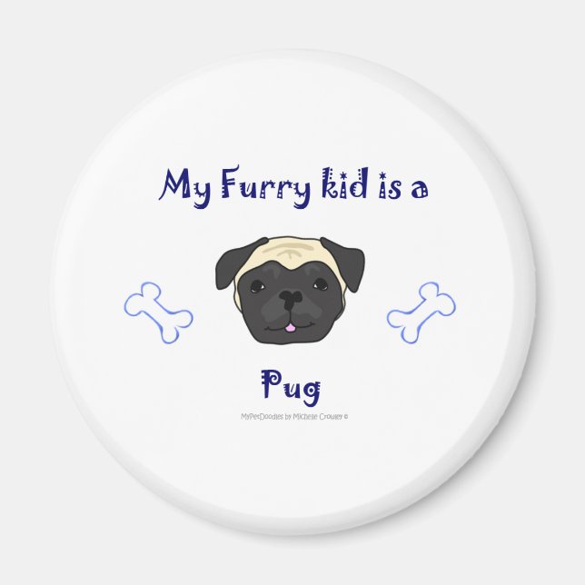 PugFawn Magnet (Front)