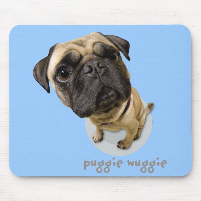 Puggie Wuggie Mouse Pad (Front)