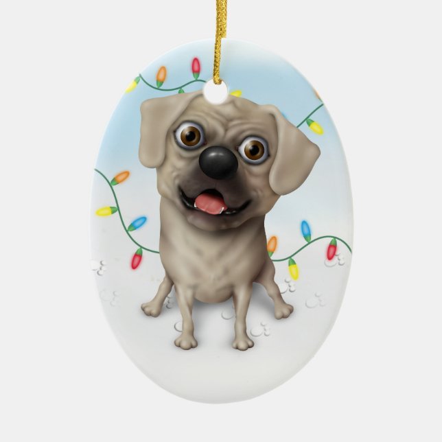 Puggle 2 - Ornement de Noël (Devant)