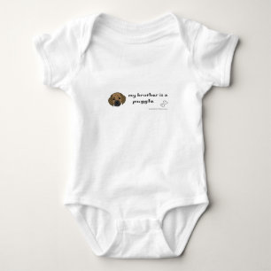 puggle baby bodysuit
