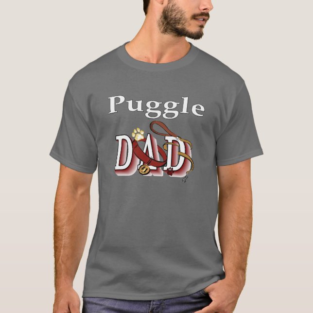 Puggle Dad Apparel T-Shirt (Front)