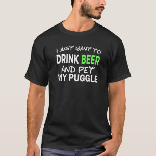 Puggle Dog Beer Tees Dog Mom 3