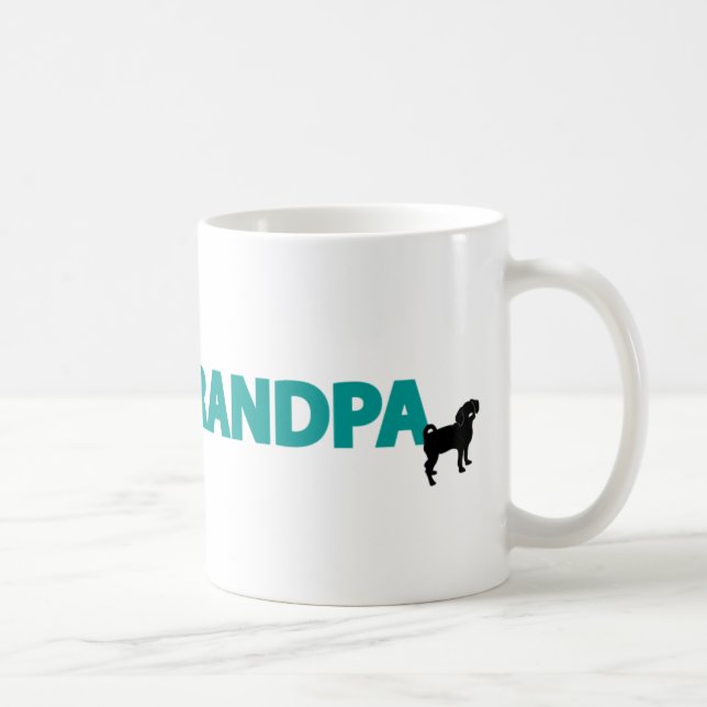 Puggle Grandpa Coffee Mug (Right)