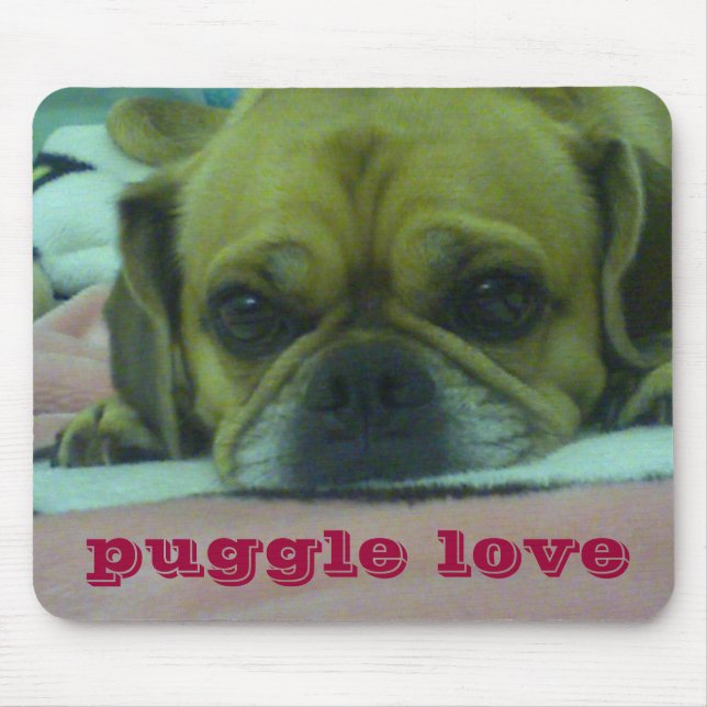 Puggle love mousepad (Front)