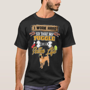 Puggle Lover I Dog Lover I Funny Puggle  T-Shirt