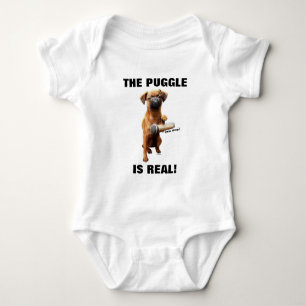 Puggle Mic Drop Baby Bodysuit