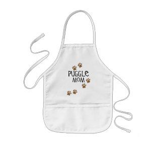 Puggle Mom Kids Apron