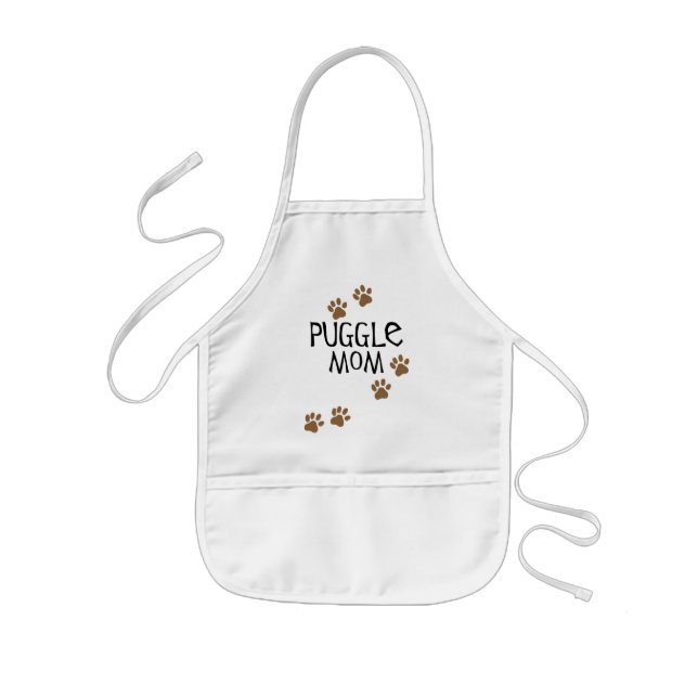 Puggle Mom Kids Apron (Front)