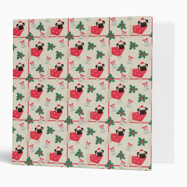 Puggy Christmas Binder (Front/Inside)