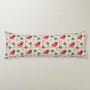 Puggy Christmas Body Pillow