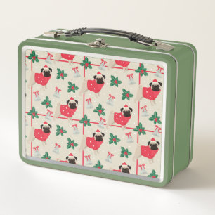 Puggy Christmas Lunchbox